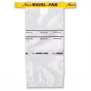 BOLSA NASCO WHIRL-PAK 118ML -COM TARJA DE IDENTIFICAÇÃO- B01062WA