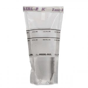 BOLSA NASCO WHIRL-PAK 100ML -STAND UP COM TIOSSULFATO DE SÓDIO E TARJA DE IDENTIFICAÇÃO-B01402WA