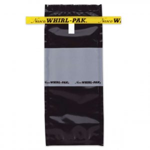 BOLSA NASCO WHIRL-PAK 118ML -PRETA COM TARJA DE IDENTIFICAÇÃO- B01472WA