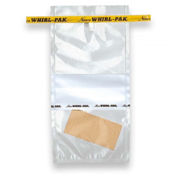 BOLSA NASCO WHIRL-PAK 532 ML -COM ESPONJA E TARJA DE IDENTIFICAÇÃO- B01245WA