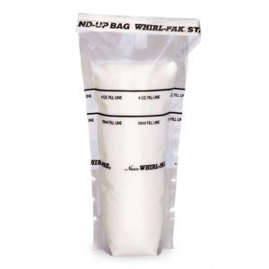 BOLSA NASCO WHIRL-PAK 118 ML -STAND UP COM TARJA DE IDENTIFICAÇÃO- B01364WA