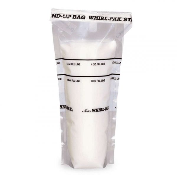 BOLSA NASCO WHIRL-PAK 118 ML -STAND UP COM TARJA DE IDENTIFICAÇÃO- B01364WA