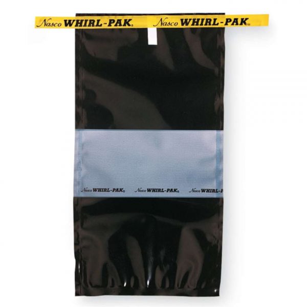 BOLSA NASCO WHIRL-PAK 532 ML -PRETA COM TARJA DE IDENTIFICAÇÃO- B01418WA