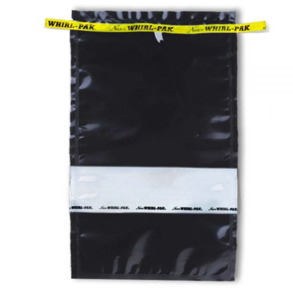 BOLSA NASCO WHIRL-PAK 1.627 ML -PRETA COM TARJA DE IDENTIFICAÇÃO- B01558WA
