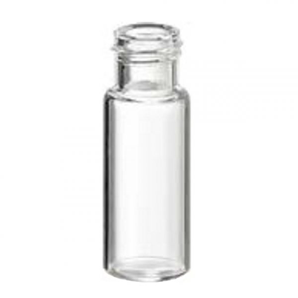 VIAL  MICROGLASS CLEAR COM ROSCA  9MM  12X32MM