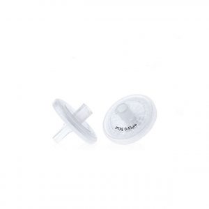 FILTRO SERINGA EM PTFE (TEFLON) HIDROFÍLICA 0,45 MICRAS E 25MM