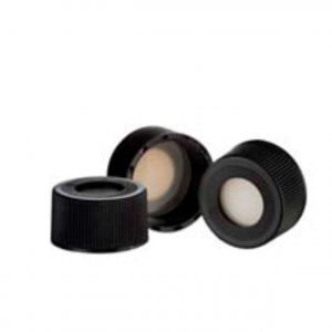 TAMPA PRETA COM ROSCA PARA VIALS 40 E 60ml TOC 24-414 COM SEPTO