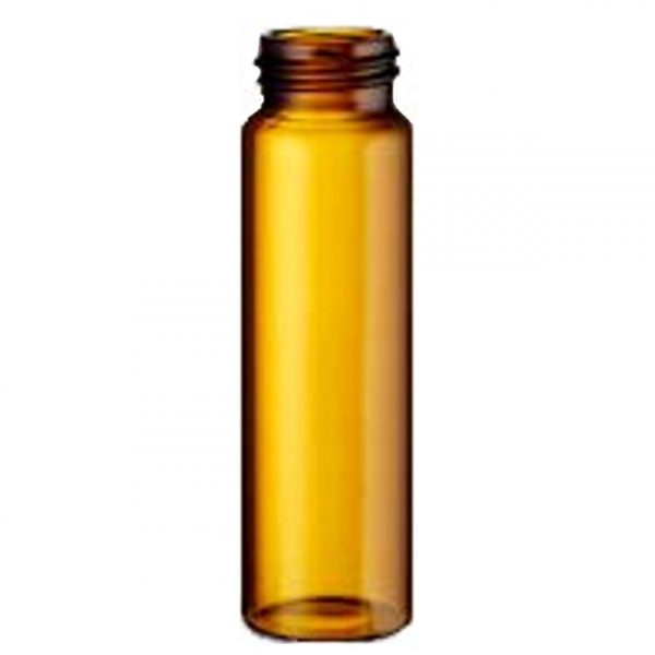 VIAL  MICROGLASS ÂMBAR COM ROSCA    28X95MM TOC ROSCA 24-414