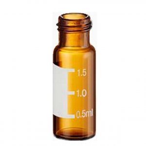 VIAL  MICROGLASS ÂMBAR GRADUADO COM ROSCA  9MM  12X32MM