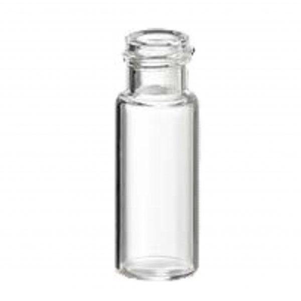 VIAL MICROGLASS CLEAR COM ROSCA  8MM  12X32MM