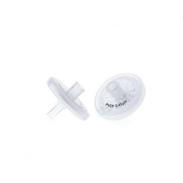 FILTRO SERINGA EM PVDF HIDROFÍLICA 0,45 MICRAS E 33MM