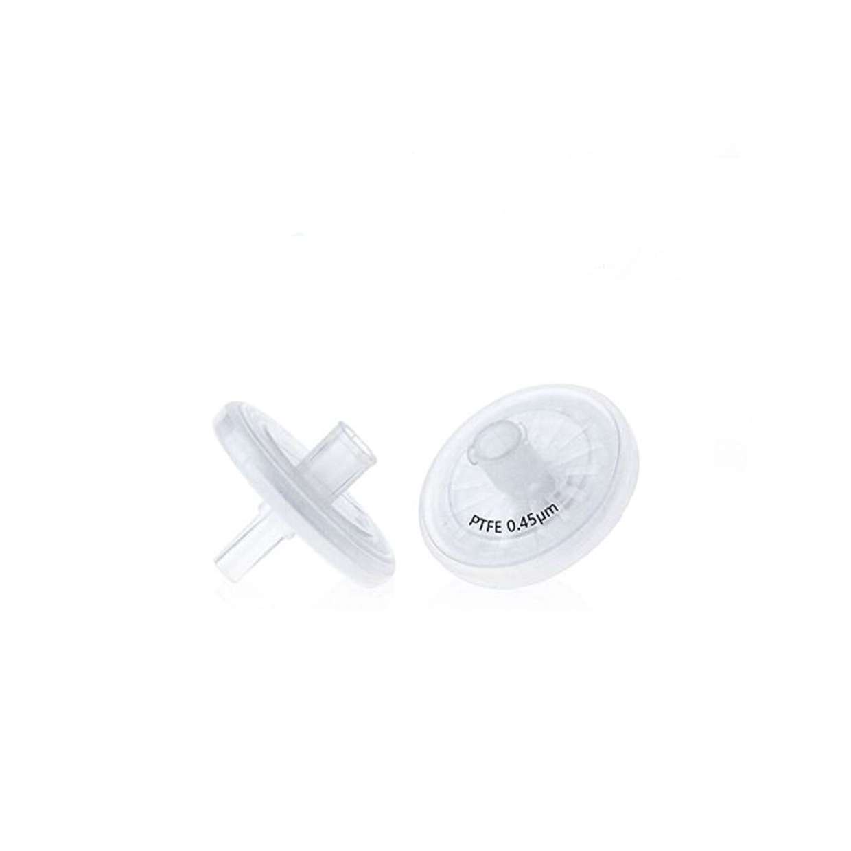 FILTRO SERINGA EM PTFE (TEFLON) HIDROFÍLICA 0,45 MICRAS E 13 MM