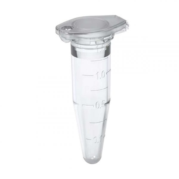 MICROTUBO TIPO EPPENDORG DE 1,5ML COM TAMPA COR NEUTRO GRADUADO
