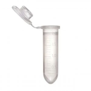 MICROTUBO TIPO EPPENDORF DE 2ML COM TAMPA  COR NEUTRO GRADUADO